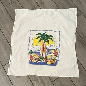 Vintage Kentfield’s Tropical Tea Towel 2004